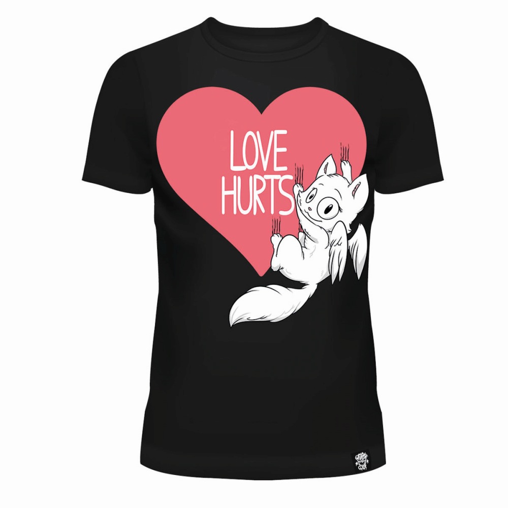 Cupcake Cult - LOVE HURTS T-shirt Femme - Noir